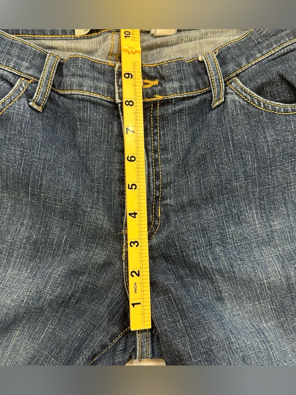 Gap Long And Lean Size 12 Long Boot Cut Mid Wash Blue Jeans Classic Y2K Tall - Picture 7 of 8